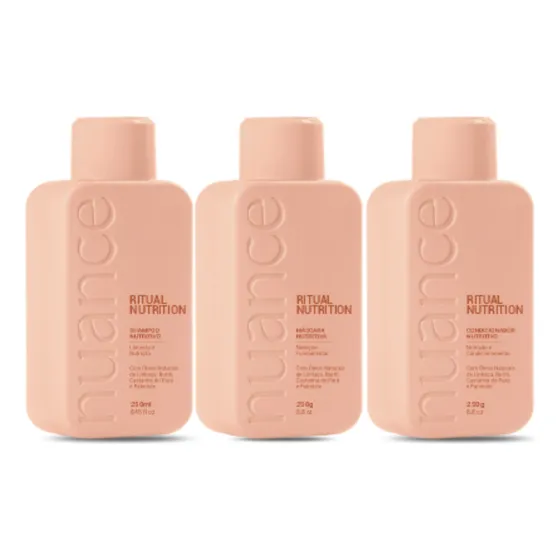 Creme Hidratação Nuance Home Care 3x250ml Box Ritual