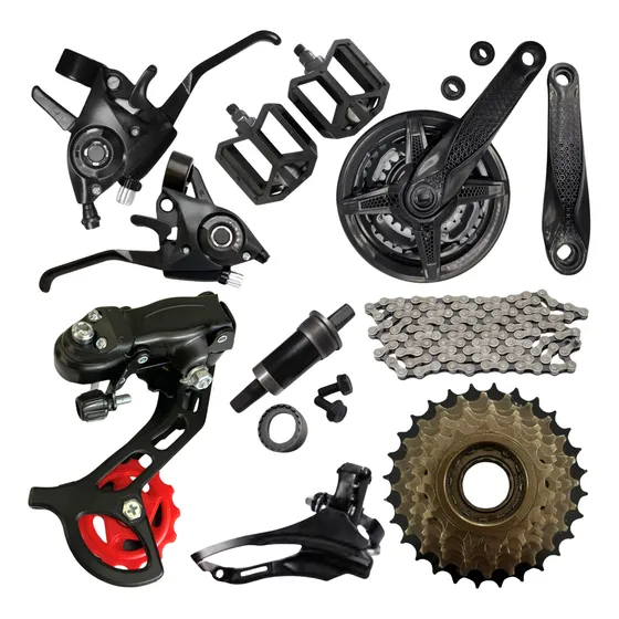 Kit Completo Relação Transmissão Bike 29/26 Mtb 21v 
