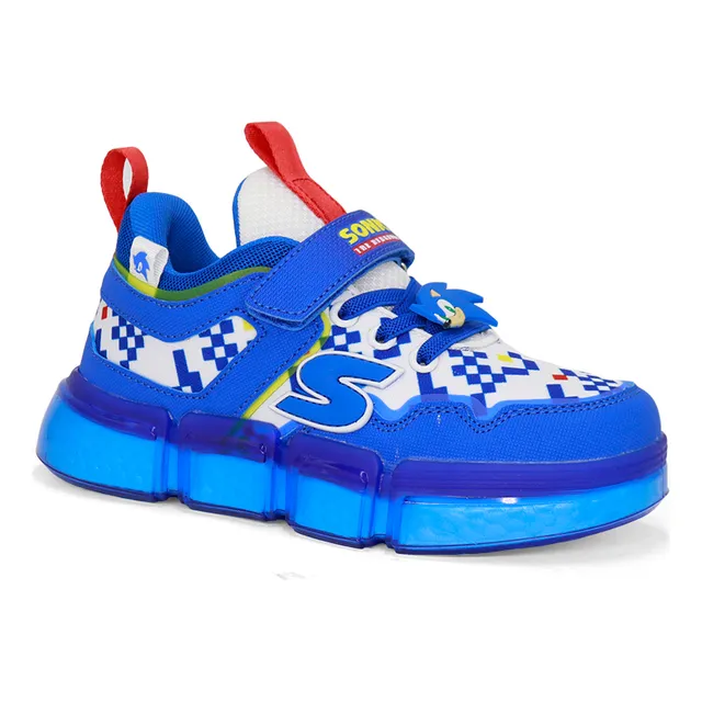 Zapatilla Casual De Niño Sonic 24.2so001 Azul