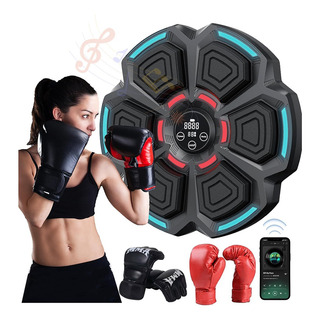 Máquina Electrónica De Boxeo Musical Con 2 Pares De Guantes Máquina Electrónica De Boxeo Musical Con 2 Pares De Guantes