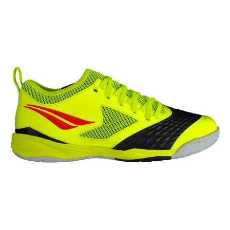 Chuteira Futsal Max 1000 Ecoknit Penalty Amarelo Fluor-vermelho-preto 41 Br