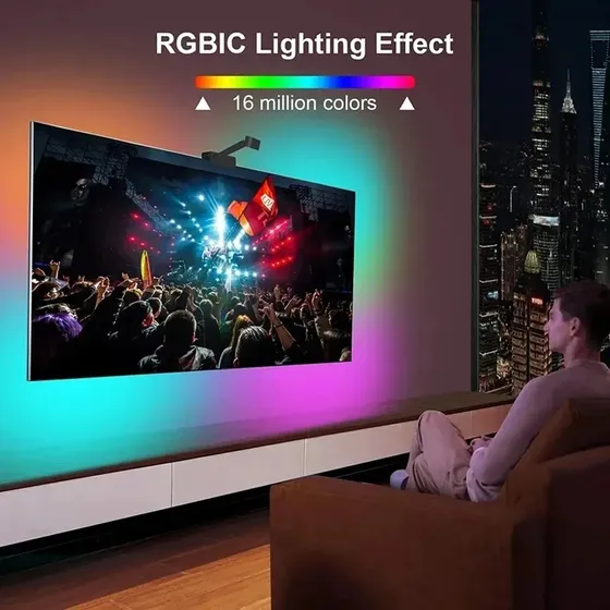 Tira De Luces Led Para Tv Con Sensor Ia