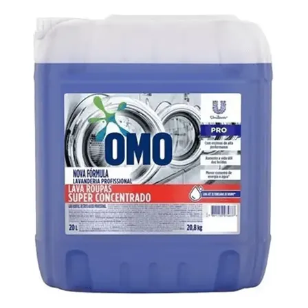 Omo lava-roupas super concentrado lavanderia pro galão 20l