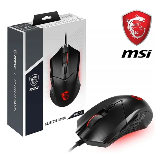 Mouse Gaming Msi Clutch Gm08 4200dpi 6 Botones Rgb Pesos
