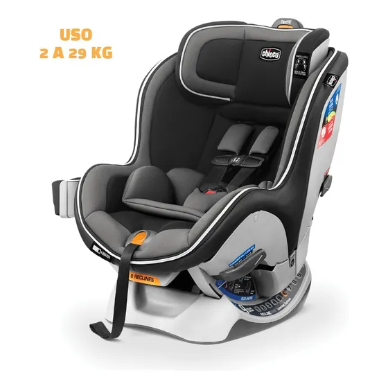 Silla De Auto Convertible Chicco Nextfit Zip Carbon Zip Carbón