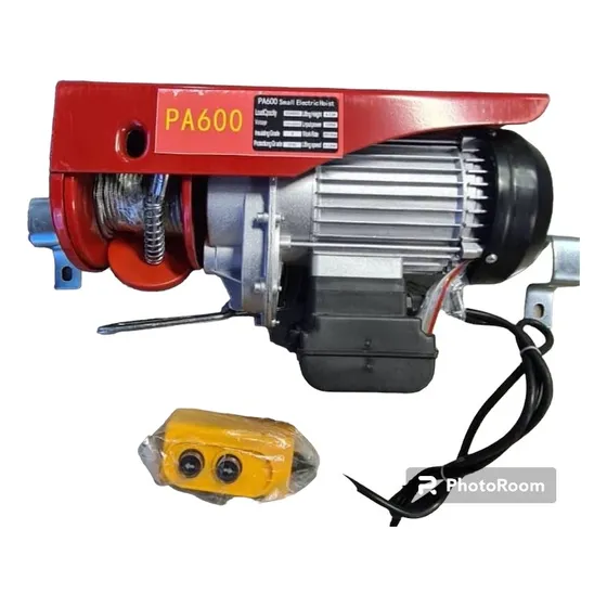 Polipasto Eléctrico Winche Con Cable De Acero De 600 Kg 