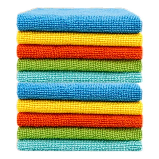 Paño De Limpieza De Microfibra Pack De 10 30x30 Cm