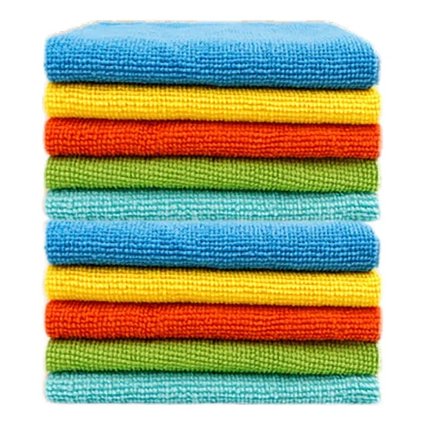 Paño De Limpieza De Microfibra Pack De 10 30x30 Cm