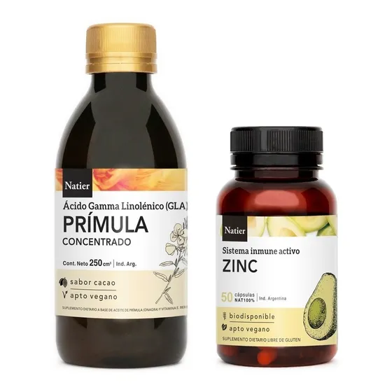 Plan Ciclo Saludable Aceite De Primula 250 Ml + Zinc 50 Caps