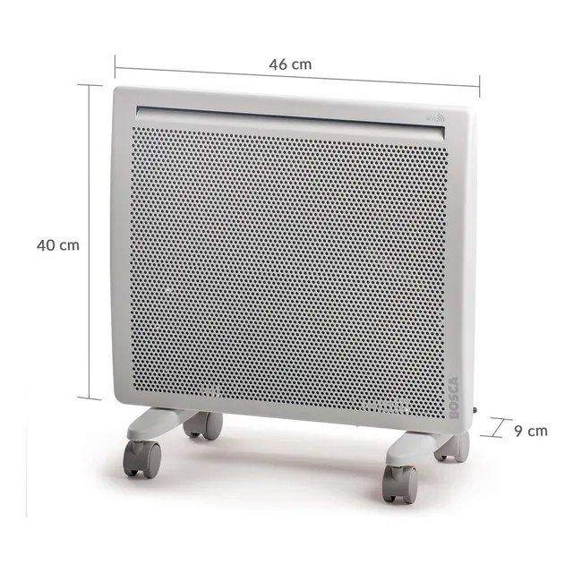 Calefactor Eléctrico  Bosca Thelios Wifi  1000  Radiante Color Blanco