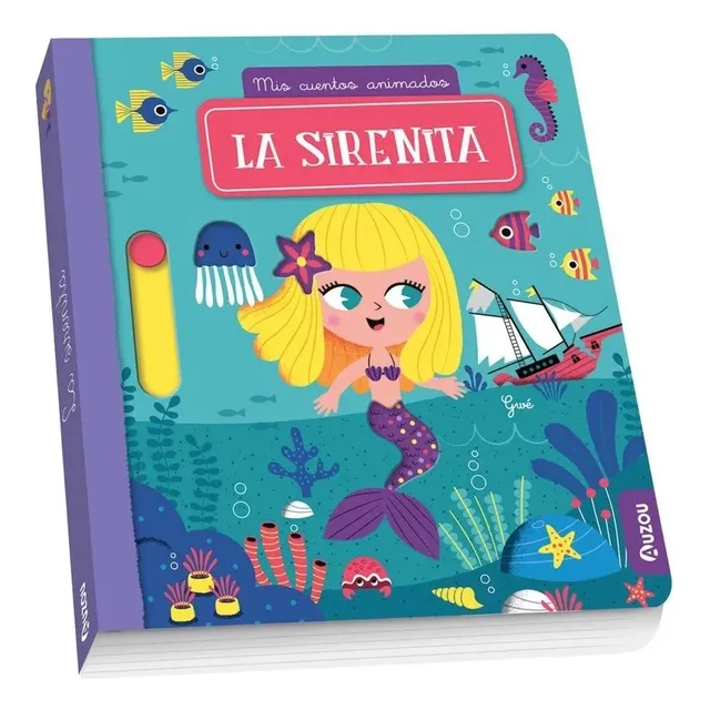 Mis Cuentos Animados La Sirenita Auzou Vol 1 Editorial Auzou Tapa Dura en español