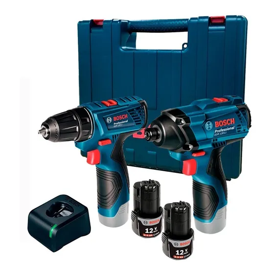 Combo Bosch Taladro Atornillador Gsr 120 + Impacto Gdr 120