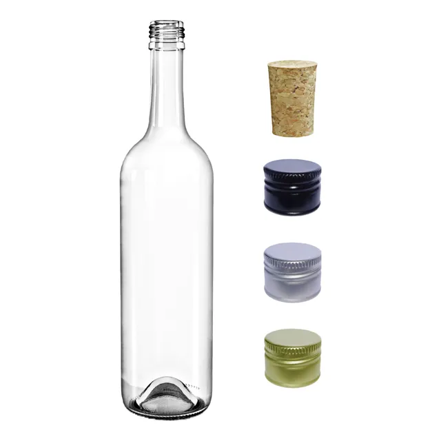 Kit 6 Garrafas Vinho Branco 750ml Bordalesa Tampa E Lacre