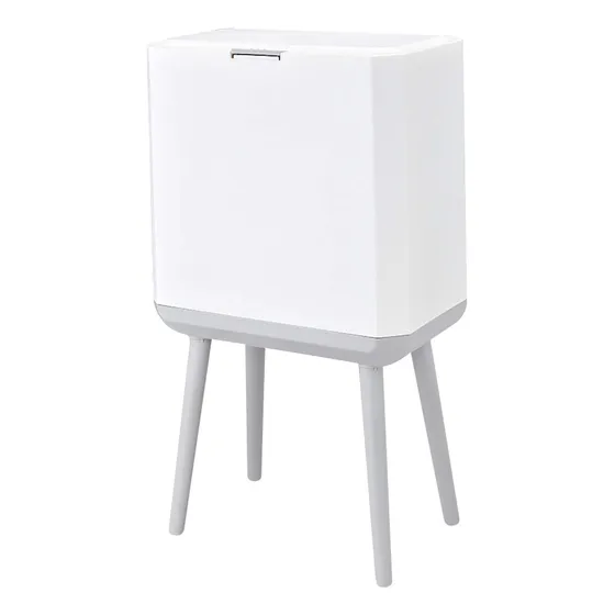 Cubo Basura Cocina Alto Pata Larga Individual Cesta Moderna