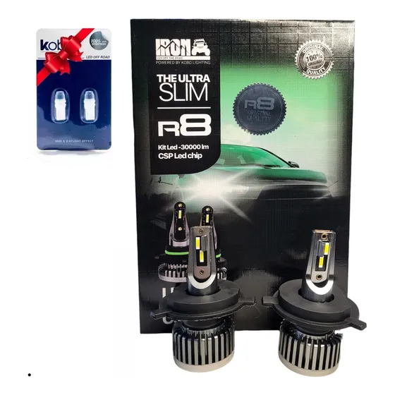 Kit Lamparas Cree Led H4 Canbus Csp R8 Sin Cooler  + Regalo