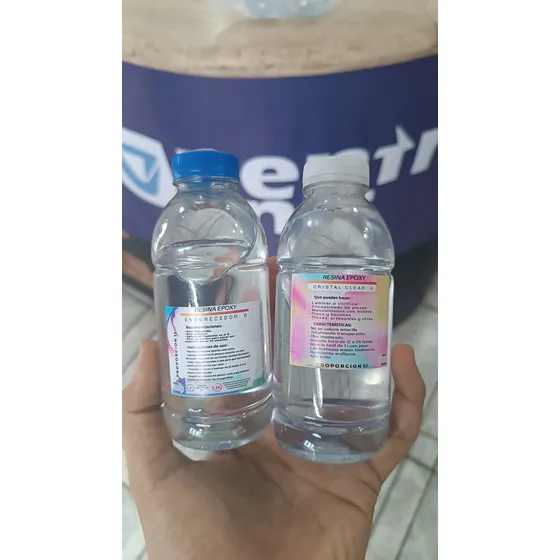 Resina Epoxica Y Catalizador Manualidades 250gr A + 250gr B