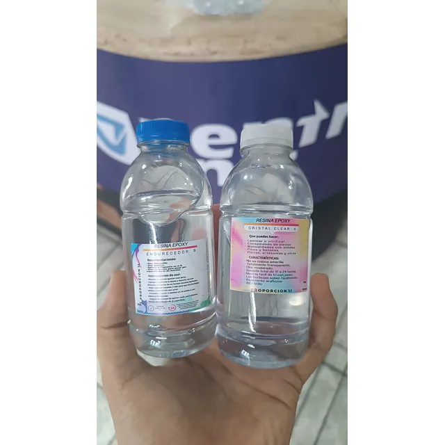 Resina Epoxica Y Catalizador Manualidades 250gr A + 250gr B