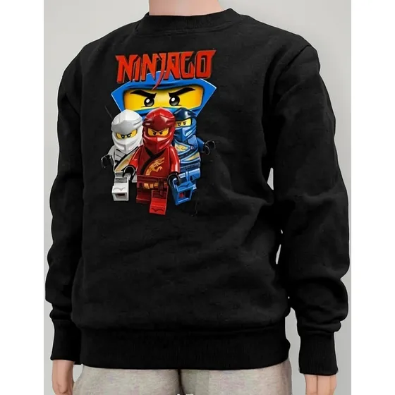  Buzo Algodón Felpa Grueso Abrigable Ninjago