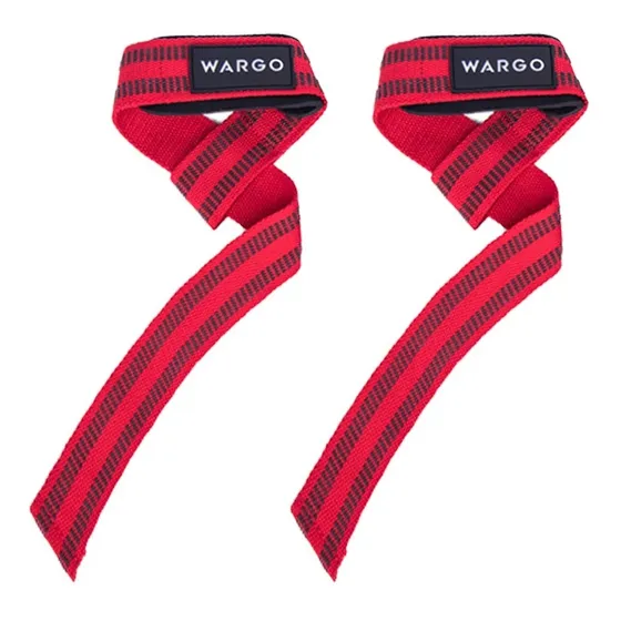 Par Correas Straps Levantamiento Wargo Pesas Gym Gimnasio