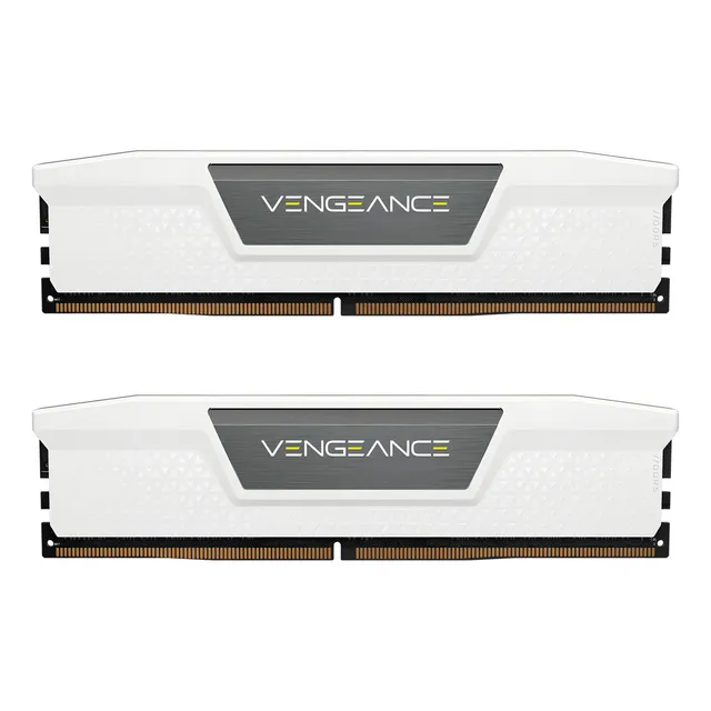 Memoria RAM DDR5 32GB 5200MT/s CORSAIR VENGEANCE 2x16GB Blanco