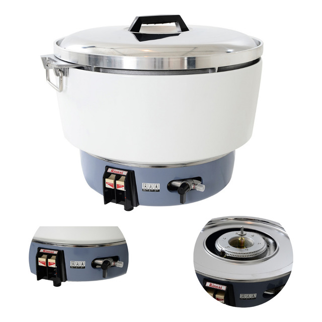 Panela De Arroz A Gás Glp Branca Capacidade Até 8kg Rinnai Panela De Arroz A Gás Glp Branca Capacidade Até 8kg Rinnai
