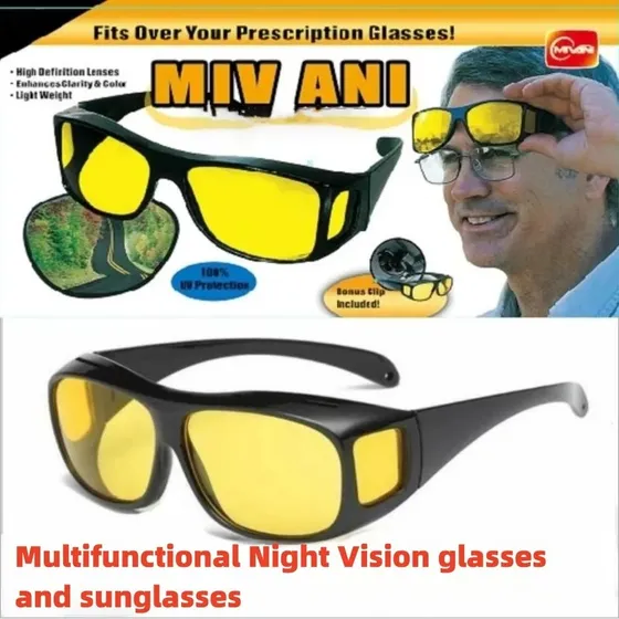Lentes Visión Nocturna Protección Antideslumbrante Conductor