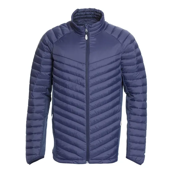 Parka Termica Manga Larga Negro/azul Hombre 100%nylon
