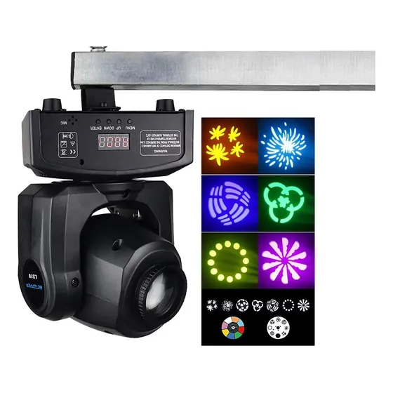 Mini Moving 30w Spot Led Iluminação Festa Dmx Bivolt Rgbw