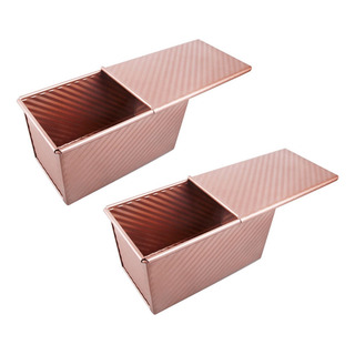 Juego De 2 Moldes Para Pan Pullman Para Hornear Con Tapa, Mo Juego De 2 Moldes Para Pan Pullman Para Hornear Con Tapa, Mo