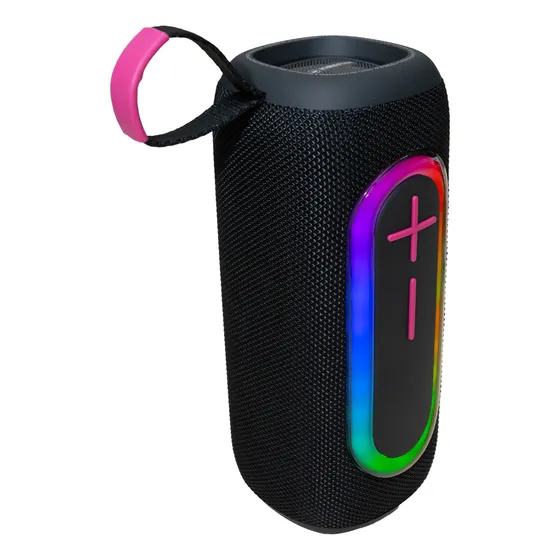 Caixa Som Amplificada Bluetooth Extra Grave Portátil C/ Led