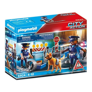 Figuras Para Armar Playmobil City Action Control De Policía Cantidad De Piezas 48 Figuras Para Armar Playmobil City Action Control De Policía Cantidad De Piezas 48