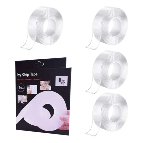 Cinta Nano Doble Cara Adhesiva Trasparente 3m X 4