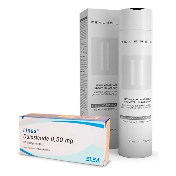 Linus Dutasteride + Reversil® Shampoo Estimulador | Pack