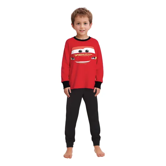 Pijama Niños Disney Cars Rayo Mcqueen Algodón 2 Piezas