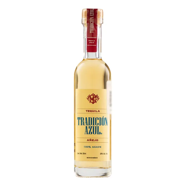 Tequila Tradición Azul Añejo 50 Ml