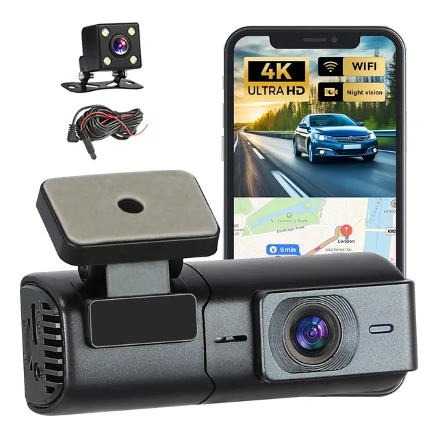 2k Grabadora De Conducción Inteligente Dashcam Wifi Hd