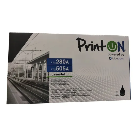 Toner Comp Hp Cf280a 280a Ce505a 505a Black Printon 