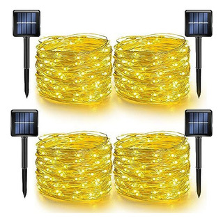 Paquete De 2 Luces Solares Cadena, Luces Hadas Impermeables Paquete De 2 Luces Solares Cadena, Luces Hadas Impermeables