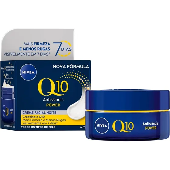 Nivea Creme Facial Q10 Antissinais Power Noturno 49g