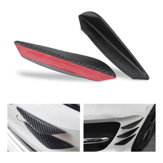 4 Aletas Universales De Fibra De Carbono Abs Para Parachoque 4 Aletas Universales De Fibra De Carbono Abs Para Parachoque