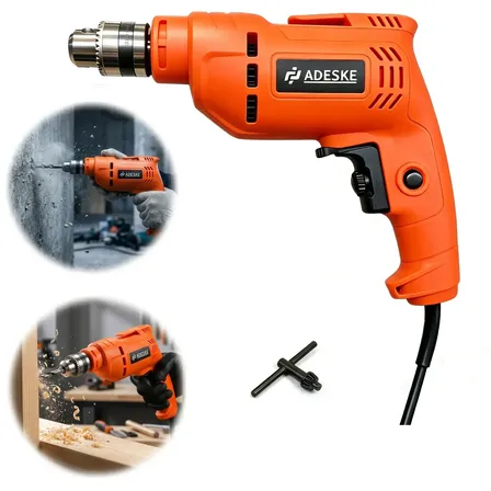 Parafusadeira Furadeira ADESKE 850W Velocidad variable sin escalones - Potente Industrial Profissional Ferramenta Kit Eletrica Concreto Metal