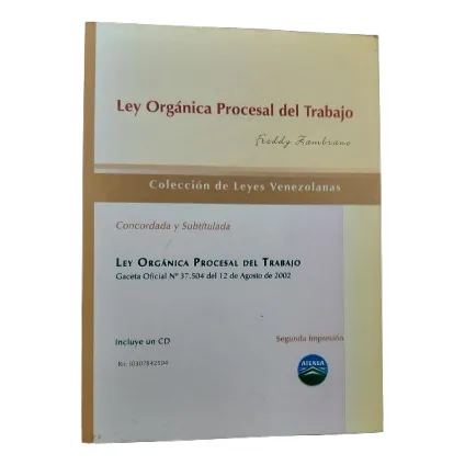 Libro Ley Organica Procesal Del Trabajo
