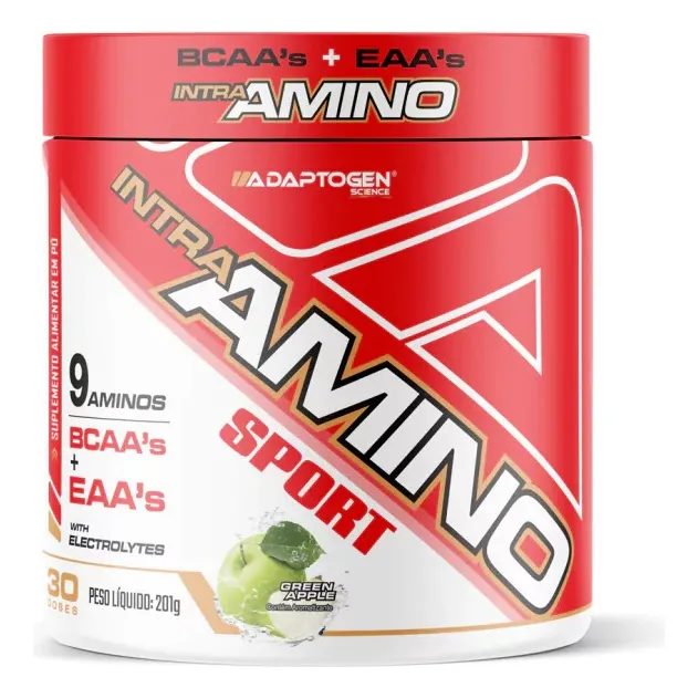 Intra Amino Adaptogen Sport Bcaa Eaas 201g Pote Suplemento