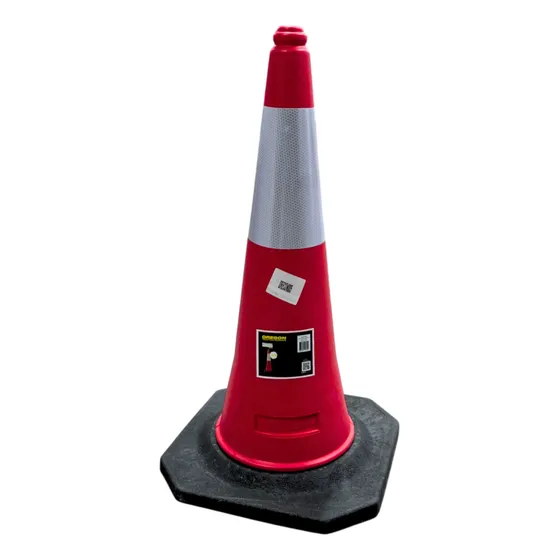 Cono Seguridad Vial Naranja Reflectivo 75cm Base Rigida