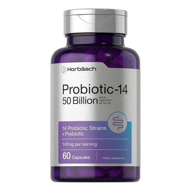 Probióticos - 14  50 Billion  60 Capsulas Horbaach