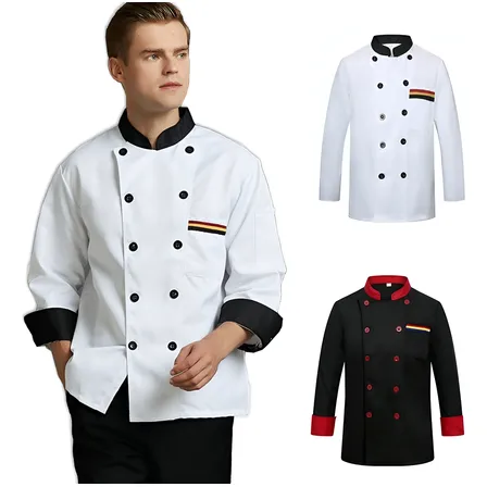 Chaqueta Chef Unisex Manga Larga Cocina Chaqueta Cocina Work