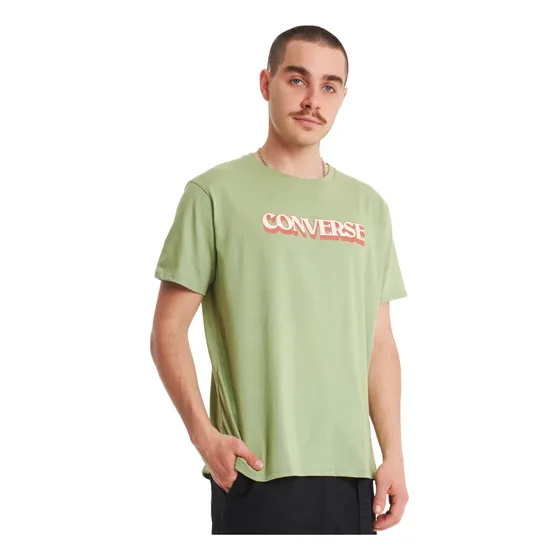 Remera Para Hombre Logo Estampado Classic Fit Converse