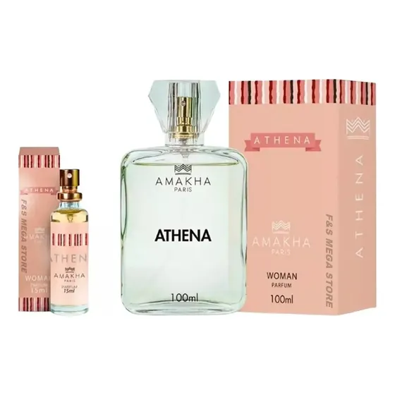 Kit De Perfume Athena De 100ml + 15ml - Amakha Paris C/envio