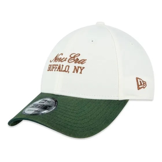 Bone New Era 940 Aba Curva Bege Heritage Branded Core