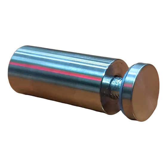 Separador Acero 25x55mm Cartelera Vidrio Acrilico Avisos